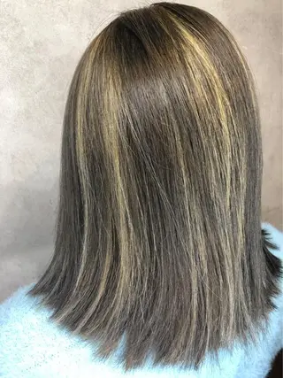 ミディアム 西村 雄二/エクステのヘアスタイル