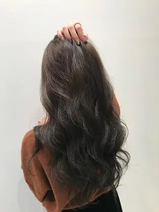 ロング パーマモデル募集🌈 森脇帆南のヘアスタイル