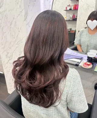 ロング カラー 韓国ヘア🎀 /♡𝓝𝓸𝓪♡のヘアスタイル