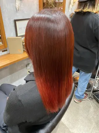 カラー 今枝莉菜 上品なツヤカラーのヘアスタイル