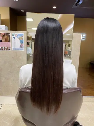ロング 縮毛・酸性ストレート 特化のヘアスタイル