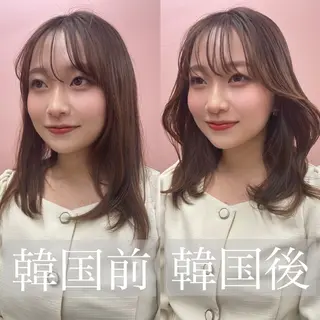 ミディアム 髪質改善/ メンズカット・パーマのヘアスタイル