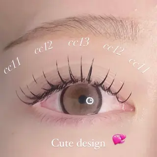 マツエク・マツパ eye mor. 志段味店 小池愛美のマツエク・マツパデザイン