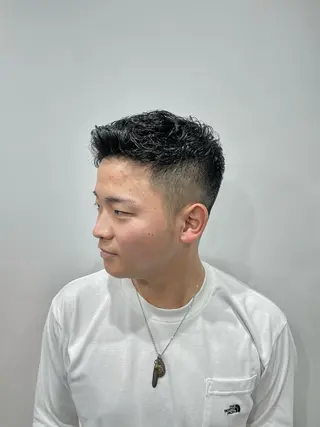 ショート パーマ メンズ 💈メンズパーマ💈 ナカザワ リョウのヘアスタイル