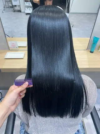 ロング ハイトーンカラー 縮毛矯正/ジャックのヘアスタイル