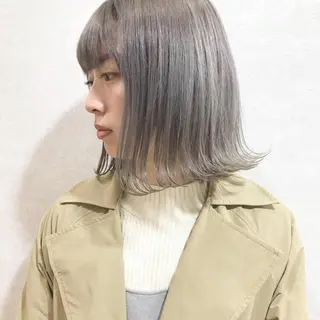 ミディアム カラー 🧡色落ちまで2度綺 麗なカラー🧡ヨシキのヘアスタイル