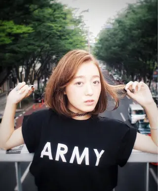 ミディアム 🌈韓国ヘア KOUSEI🌈のヘアスタイル