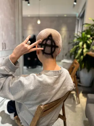 ショート メンズ キッズ BRAIDS💎愛子 大人ハイライト💎のヘアスタイル