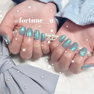 ネイル 💜5/4空✩.* Yuuna💜のネイルデザイン
