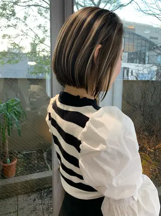 ショート カラー 髪質改善サロン 心斎橋ARCHEのヘアスタイル