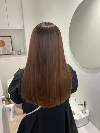 ロング アレンジ/ブラウン カラー HARU🕯のヘアスタイル