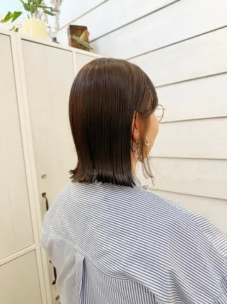 ミディアム カラー 👑銀座ショート/ 絶壁補正/金子涼👑のヘアスタイル