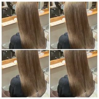 ロング カラー 髪質改善 艶髪矯正 エクステ かいり✂️のヘアスタイル