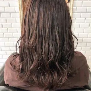 セミロング カラー 橋本 敬介のヘアスタイル