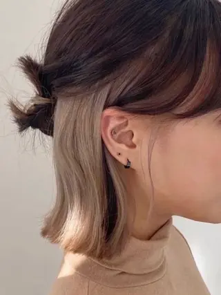 ミディアム カラー 無料ショートカット 募集中📛杏のヘアスタイル