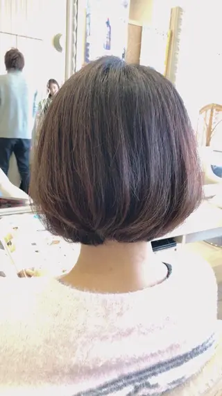 ショート パーマ 癖毛、多毛の方歓迎 三浦　麻衣のヘアスタイル