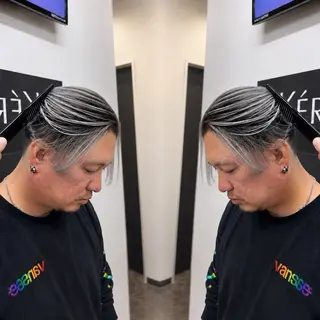 ショート カラー メンズ 【men's Lapis横浜】海人のヘアスタイル