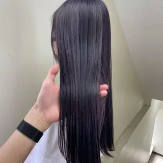 ミディアム カラー パーマ ヘアアレンジ メンズ キッズ ネイル マツエク・マツパ 切りっぱなしヘアボブ ミディアムヘアRYOのヘアスタイル