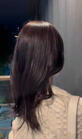 カラー AYANE ◝✩韓国ヘアのヘアスタイル