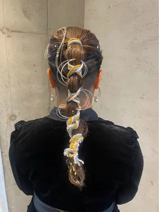 ロング ヘアアレンジ 美髪× ヘアセット✨Araiのヘアスタイル