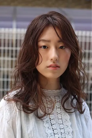 ミディアム カラー 【似合わせカット】 松尾一気のヘアスタイル