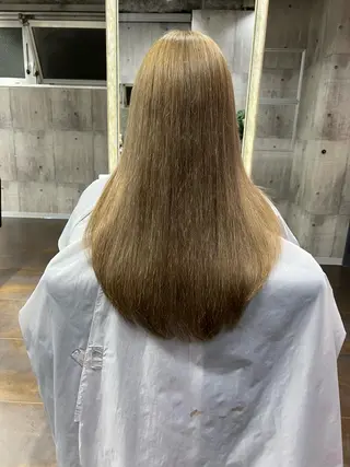 ロング パーマ ヘアアレンジ キッズ ネイル マツエク・マツパ アイブロウ 韓国/顔周り/透明感 /レイヤー/ひなたのヘアスタイル