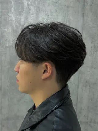 メンズ 髪質改善×白髪ぼかし 美容師✂️武澤龍賀のヘアスタイル