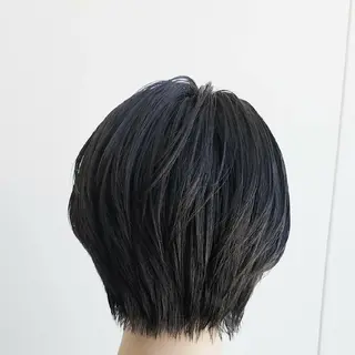 ショート カラー パーマ ヘアアレンジ iplus まつげ、眉毛、耳つぼのマツエク・マツパデザイン