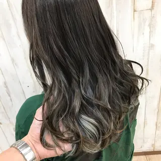 ロング カラー 樽見 浩司のヘアスタイル