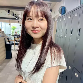 カラー 艶髪ハイトーン✨ 🩷AMI🩷のヘアスタイル