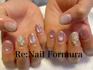 ミディアム Re:Nail Formula所属・kido chieのネイルデザイン