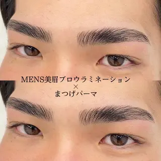 メンズ マツエク・マツパ アイブロウ WHITE EYE 🦋松島の眉毛・アイブロウイメージ