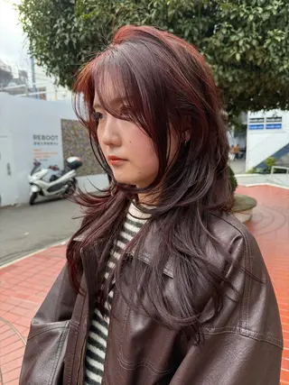 ロング カラー @kyoniyy KYONIのヘアスタイル