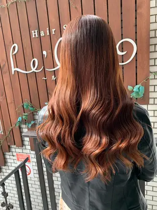 ロング カラー チバ ヒロトのヘアスタイル