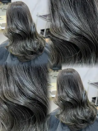 ミディアム カラー L.E.M 仙台のヘアスタイル