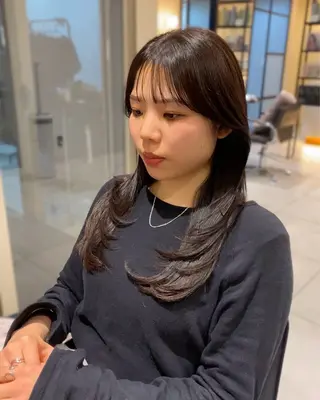 ロング 梅田美容室 SPADICユヅキ♠のヘアスタイル