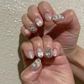 ネイル パラあり！フィルイン 美フォルムのネイルデザイン