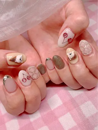 ネイル 3Dアートネイル💗 都築レナのネイルデザイン