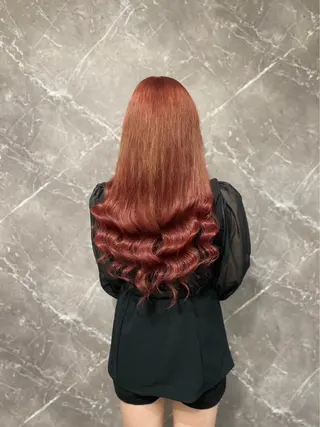 ロング RIN シールエクステのヘアスタイル