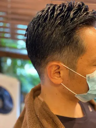 ショート メンズ 西村 和真のヘアスタイル