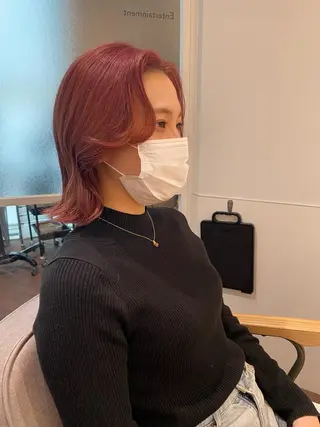 ミディアム カラー CURIO/南船場 /RIN💈🍎のヘアスタイル