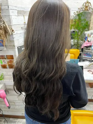 ロング カラー 大坪 拓斗のヘアスタイル