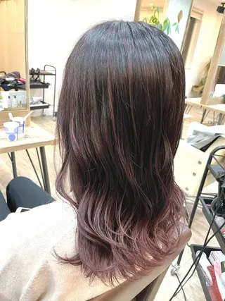 セミロング 國井 瑞貴のヘアスタイル