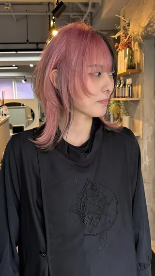 ショート カラー AIRI/難波/ ハイトーン/髪質改善のヘアスタイル