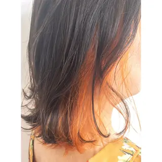 ミディアム カラー ヘアアレンジ 🦋透明感カラー🦋 CHIHARUのヘアスタイル
