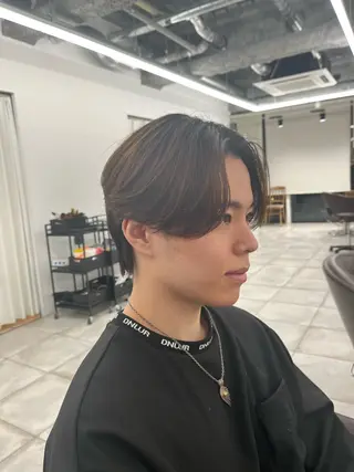 ミディアム パーマ メンズ 🏆メンズヘア特化 🥇代表りんぺーのヘアスタイル