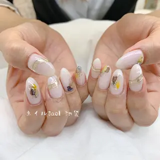セミロング ネイルJaol 池袋のネイルデザイン
