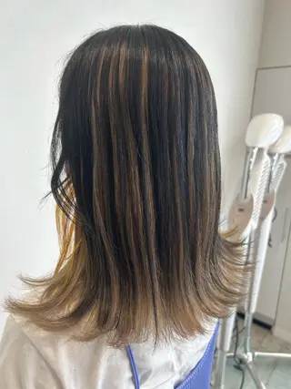 ミディアム カラー Ayano 🫧のヘアスタイル