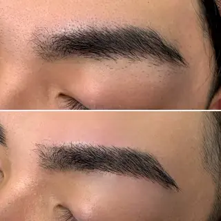 メンズ アイブロウ "PEPPU "所属・🌈推し色派手髪 ハイトーンShinのヘアスタイル