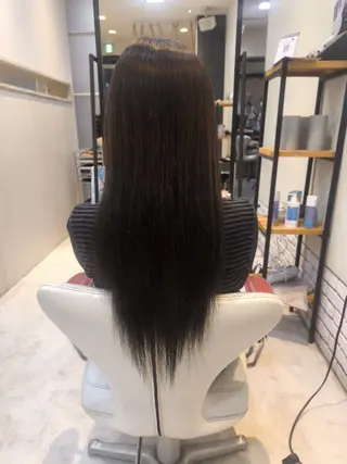 ロング カラー 髪質改善トリートメントループス大倉山店所属・けい もえこのヘアスタイル